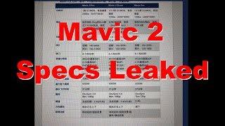 Mavic 2 ProZoom specs leaked day ahead of unveiling