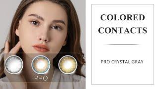 Freshgo Pro Crystal Gray Colored Contacts