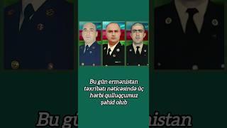 Bu gün ermənistan təxribatı nəticəsində üç hərbi qulluqçumuz şəhid olub