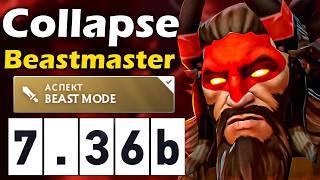 Коллапс на Новом Бистмастере Настоящая ИМБА - Collapse Beastmaster 7.36 ДОТА 2