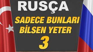 RUSÇA SADECEBUNLARI BİLSEN YETER Rusça Kelimeler Cümleler Öğreniyorum 3