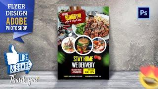 Restaurant Flyer Poster  Photoshop Tutorials