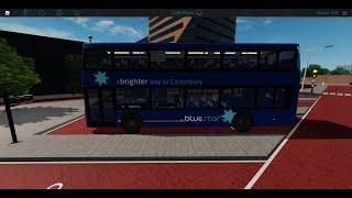 Canterbury Bus Simulator V4.1 - FRV Drive Route 37 Loop. Blue Star Scania OmniCity HF58 KCE