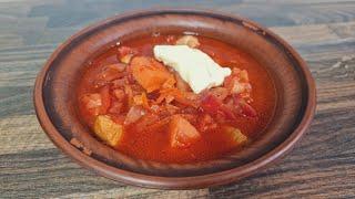 Echter ukrainischer BORSCH Rezept aus der Zentralukraine Lecker und befriedigend