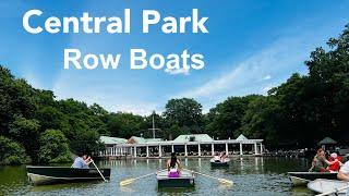 Central Park Row Boats