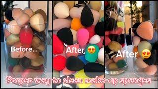 How to clean make-up sponges  Desi Girl Creates