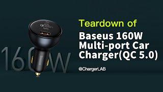 Teardown of Baseus 160W Multi-port Car Charger QC 5.0