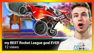 Reacting to my fans Rocket League montages...