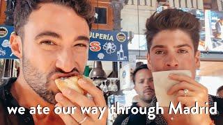 24 hours of eating in Madrid  GAY COUPLE  VLOG  BROCK + CHRIS