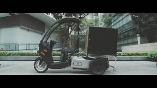 SingPost x TUMCREATE 3-Wheel Electric Scooter