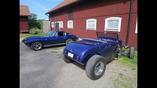 A trip with the old Model A Roadster-South Stockholm Sweden - August -20