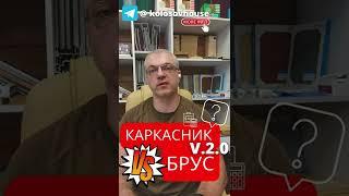 Что лучше дом из бруса или каркасный?  #колосовхауз #каркасныйдом #shorts