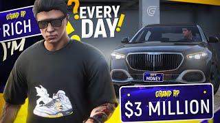 HOW TO BECOME A MILLIONAIRE IN 1 DAY in GTA5 RP? A secret number selling money making method