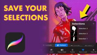 Tips and Tricks for Procreate  Clipping mask Save and Load selections.