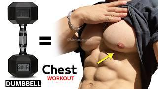 Dumbbell Chest WORKOUT  Upper Chest - Middle Chest - Lower Chest