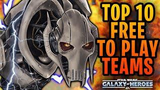 Top 10 Best Low Gear Non-Legendary Teams for Free-To-Play Players 2023  Galaxy of Heroes