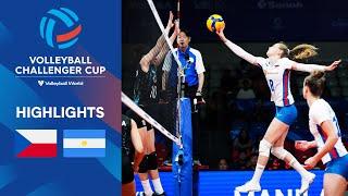  CZE vs.  ARG - Quarter Finals  Volleyball Challenger Cup Women  Highlights