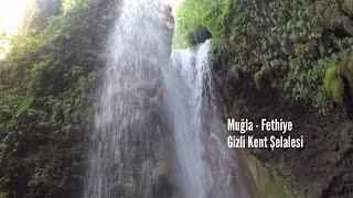 Muğla-Fethiye  Gizlikent Şelalesi.