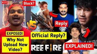 SHOCKING - Youtubers Exposed TSG Ritik? - Permanent Block Free Fire Official Reply? Pahadi Gaming