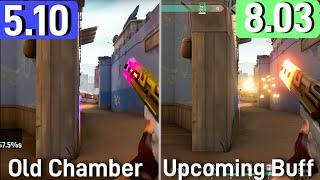 5.10 Old CHAMBER  VS 8.03 Upcoming CHAMBER