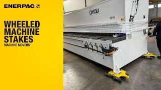 Wheeled Machine Skates   Machine Movers  Enerpac