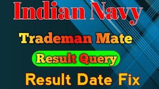 Indian Navy tradesman mate result date fix 