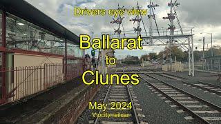 Drivers eye view Ballarat to Clunes VL May 2024