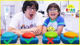 Donts Push the Wrong Button Challenge with Ryan and Daddy
