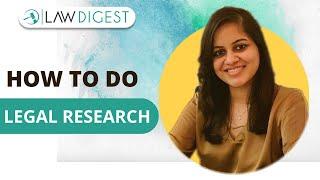 How to do Legal Research  Law Research