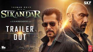 Sikandar  Official Trailer  Salman Khan Rashmika MandannaSuniel Shetty A.R. Murugadoss Concept