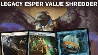 EMBRACE THE VALUE BIRD Legacy Esper Ledger Shredder Value with Currency Converter and Flashback MTG