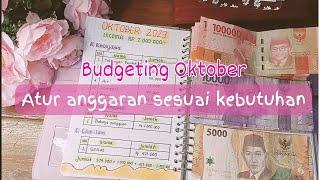 ATUR ANGGARAN SESUAI KEBUTUHAN ⁉️ BUDGETING BULAN OKTOBER