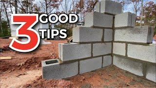 3 Great Tips for Block-work  Build A Foundation