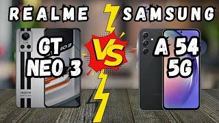 Realme GT NEO 3 Vs Samsung A54 5G - Full Comparison 2024