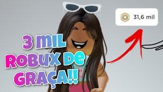 COMO GANHAR 3 MIL ROBUX DE GRAÇA EM 1 DIA REAL FUNCIONA