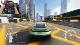 Aston Martin DB11 - Test Drive Unlimited Solar Crown  Steering wheel gameplay