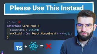 I Wish I knew This About Typescript & React Sooner