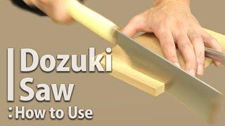 Mastering the Japanese Saw Dozuki Saw Features