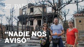 EL PAÍS desde Mati  Los INCENDIOS de GRECIA a vista de dron