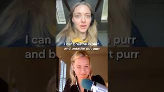 Amanda Seyfrieds superpower is... purring   The Motherly Podcast