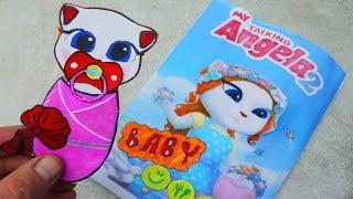 My Talking Baby Angela. Paper Book. DIY