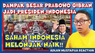  INI DAMPAK BESAR PRABOWO GIBRAN JADI PRESIDEN‼️ SAHAM INDONESIA MELONJAK NAIK‼️ MY REACTION