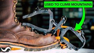 How Climbing Crampons Were Forged by Hand in 1909