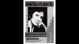 Rosalyn Tureck Plays J.S.  Bach  Goldberg Variations BWV 988 Variatio 16 Ouverture-Aria Da Capo