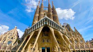 SAGRADA FAMILIA Barcelona  Full tour in 4K exterior + interior