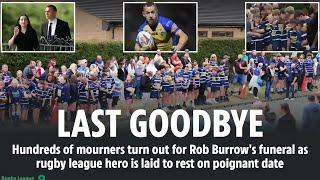 News LAST GOODBYE Hundreds of mourners turn out for Rob Burrow’s funeral as rugby league hero...