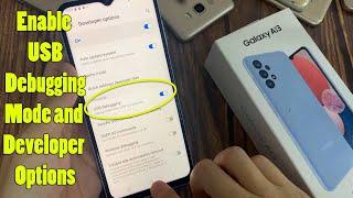Samsung Galaxy A13 Enable USB Debugging Mode and Developer Options