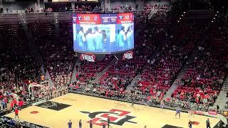 Aztecs preGame The SHOW WE WILL BE VICTORIOUS SAN DIEGO STATE UNIVERSITY  SDSU MENS BASKETBALL