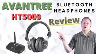 Avantree HT5009 Bluetooth Headphones Review  Wireless Headphones for TV with Transmitter Set Review