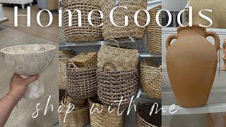 HOME GOODS SHOP WITH ME  new HomeGoods decor  designer dupes + summer finds